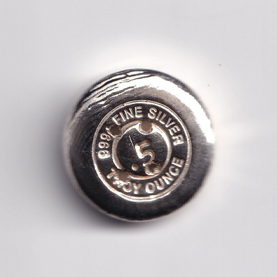 Fine Silver Button